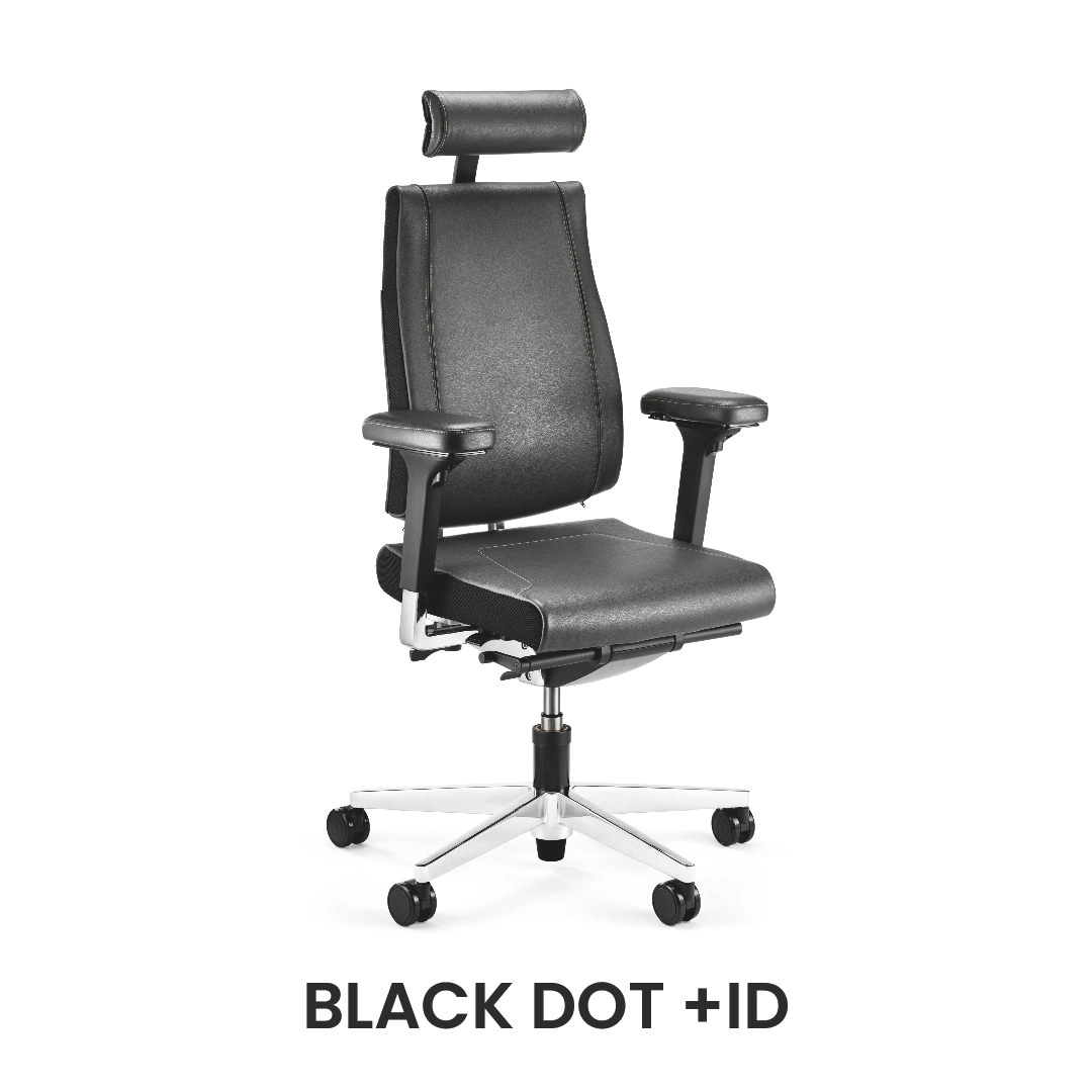 black dot + ID 2